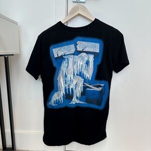 Off-White c/o Virgil Abloh Ice Man Print Cotton T-Shirt Black